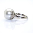 Bijoux Récents - Bague vintage perle et diamants