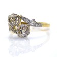 Bijoux anciens - Bague toi et moi diamants 