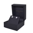 Bijoux anciens - Boucles d'oreilles (puces) diamants - 1,24ct total