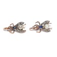 Bijoux anciens - Boucles d'oreilles mouches