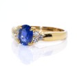 Bijoux récents - Bague saphir et diamants