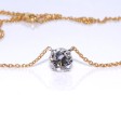 Bijoux anciens - Pendentif diamant  1 carat