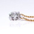 Bijoux anciens - Pendentif diamant  1 carat