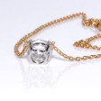 Bijoux anciens - Pendentif diamant  1 carat