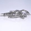 Bijoux anciens - Broche vintage diamants