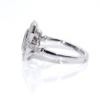 Bijoux récents - Bague diamant taille émeraude 