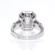 Bijoux récents - Bague diamant taille émeraude 