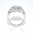 Bijoux récents - Bague diamant taille émeraude 