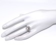 Bijoux anciens - Bague Art Déco entourage diamants
