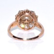 Bijoux anciens - Bague Pompadour perle fine et diamants 