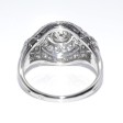 Bijoux anciens - Bague dôme art déco diamants