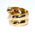 Bijoux récents - Bague vintage émeraude et diamants