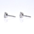 Bijoux anciens - Boucles d'oreilles (puces) diamants