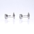 Bijoux anciens - Boucles d'oreilles (puces) diamants