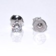 Bijoux anciens - Boucles d'oreilles (puces) diamants