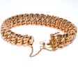 Bijoux anciens - Bracelet vintage maille américaine