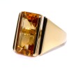 Bijoux anciens - Bague citrine vintage