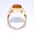 Bijoux anciens - Bague citrine vintage