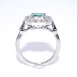 Bijoux récents - Bague émeraude et diamants