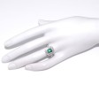 Bijoux récents - Bague émeraude et diamants