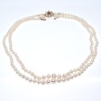 Bijoux anciens - Collier double rang perles 