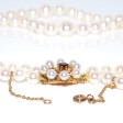 Bijoux anciens - Collier double rang perles 