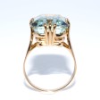 Bijoux anciens - Bague aigue marine vintage