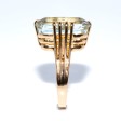Bijoux anciens - Bague aigue marine vintage