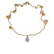 Bijoux anciens - Pendentif diamant poire 1ct