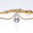 Bijoux anciens - Pendentif diamant poire 1ct