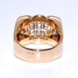 Bijoux anciens - Bague Tank diamants