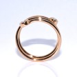 Bijoux récents - Bague en or rose et diamants