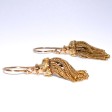 Bijoux anciens - Boucles d'oreilles pompons