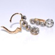 Bijoux anciens - Boucles d'oreilles diamants 