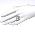 Bijoux anciens - Bague Art Déco entourage diamants