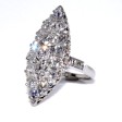 Bagues de fiançailles - Bague marquise diamants