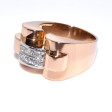 Bijoux anciens - Bague Tank diamants 