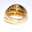 Bijoux récents - Bague 3 anneaux vintage diamants