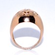 Bijoux anciens - Bague boule constellation en or et diamants