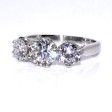 Bijoux récents - Bague trilogie diamants 