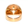 Bijoux anciens - Bague boule constellation en or et diamants