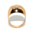 Bijoux anciens - Bague boule constellation en or et diamants