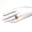 Bijoux anciens - Bague boule constellation en or et diamants