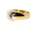 Bijoux anciens - Bague jonc diamant 