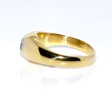 Bijoux anciens - Bague jonc diamant 