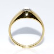 Bijoux anciens - Bague jonc diamant 