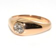 Bijoux anciens - Bague jonc diamant 