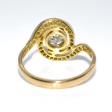 Bijoux anciens - Bague tourbillon diamants 