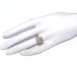 Bijoux anciens - Bague tourbillon diamants 