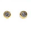 Bijoux anciens - Boucles d'oreilles (puces) diamants 